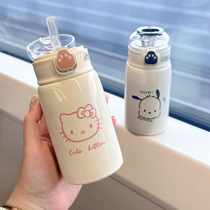 Hello Kitty Vacuum Insulated Thermal Water Bottle - Temu