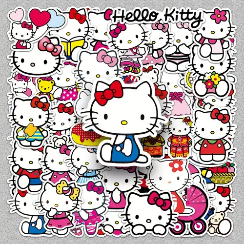 Hello Kitty Sticker - Temu
