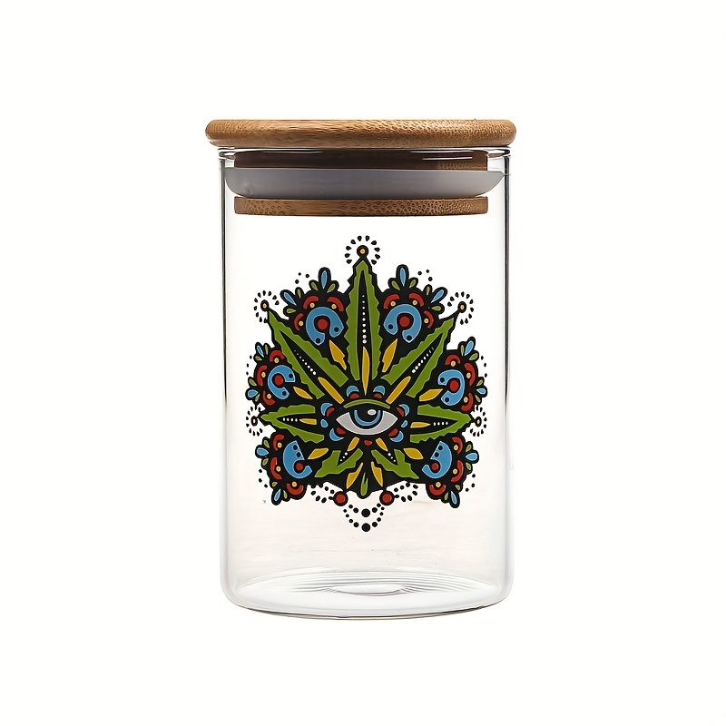 The Small Glass Smell Proof Cannabis Canister