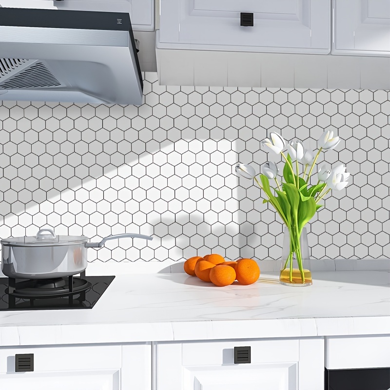 Shell 3D Tile Sticker for Kitchen Splashback - Kitchen Wraps