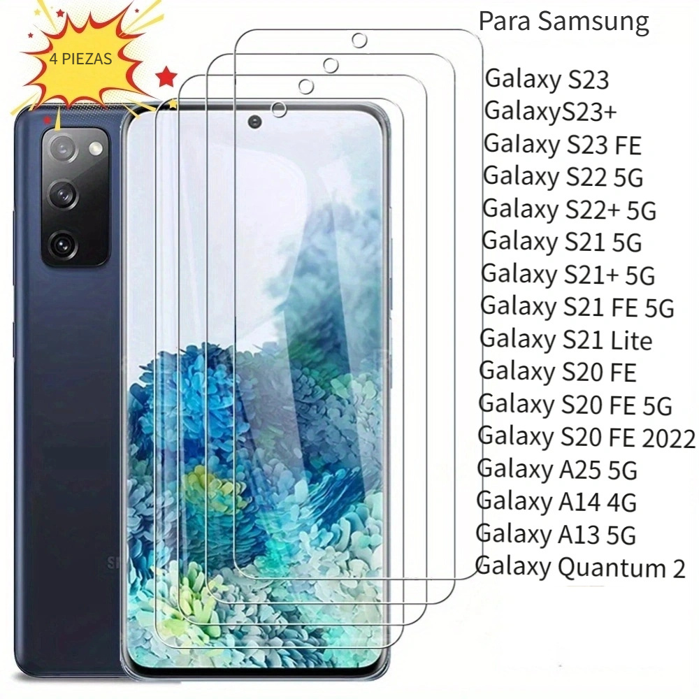 Protector de pantalla para Galaxy S23 Ultra, vidrio templado 9H, admite  huellas dactilares ultrasónicas, curvado en 3D, resistente a los arañazos  para