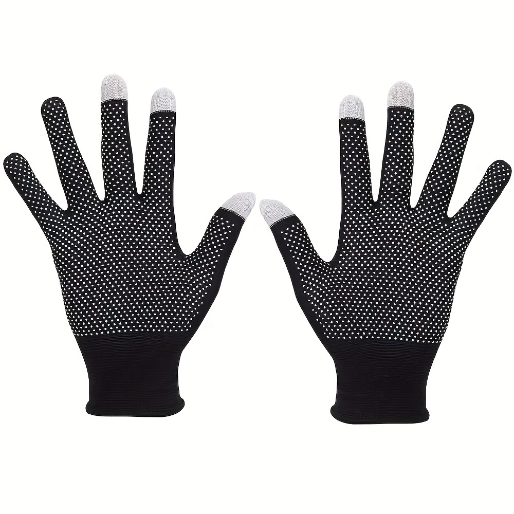 1pair Waterproof And Cold Proof Mens Gloves With Non Slip Grip And