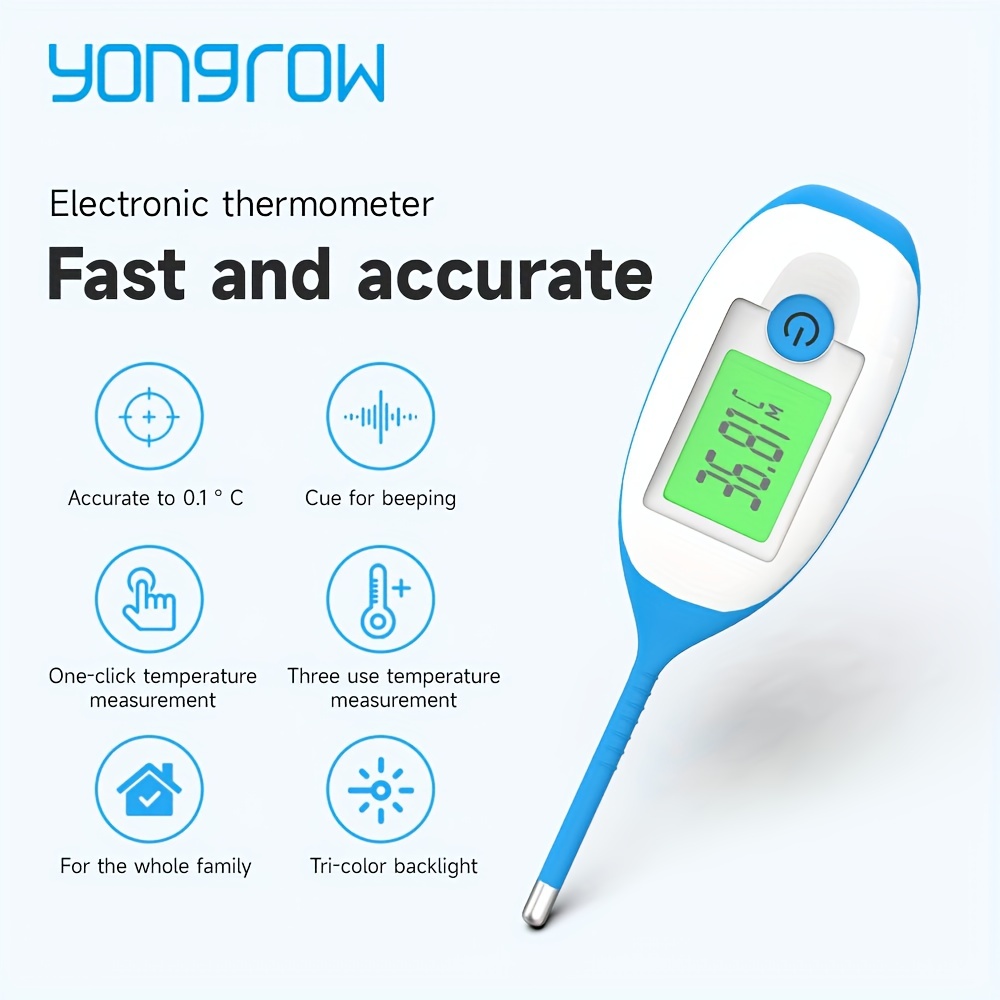 Embedded electronic temperature and hygrometer household thermometer  hygrometer high-precision breeding cage thermometer