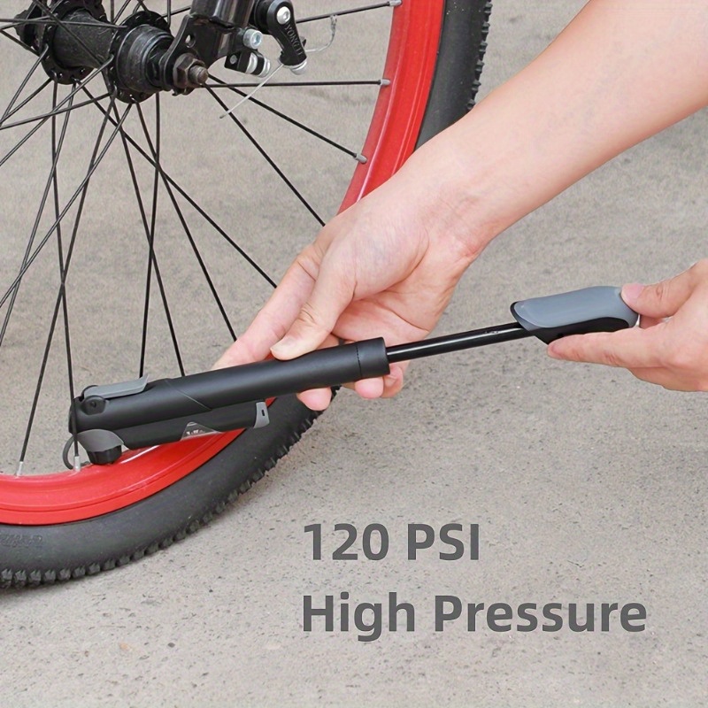 Co2 bike pump with pressure outlet gauge