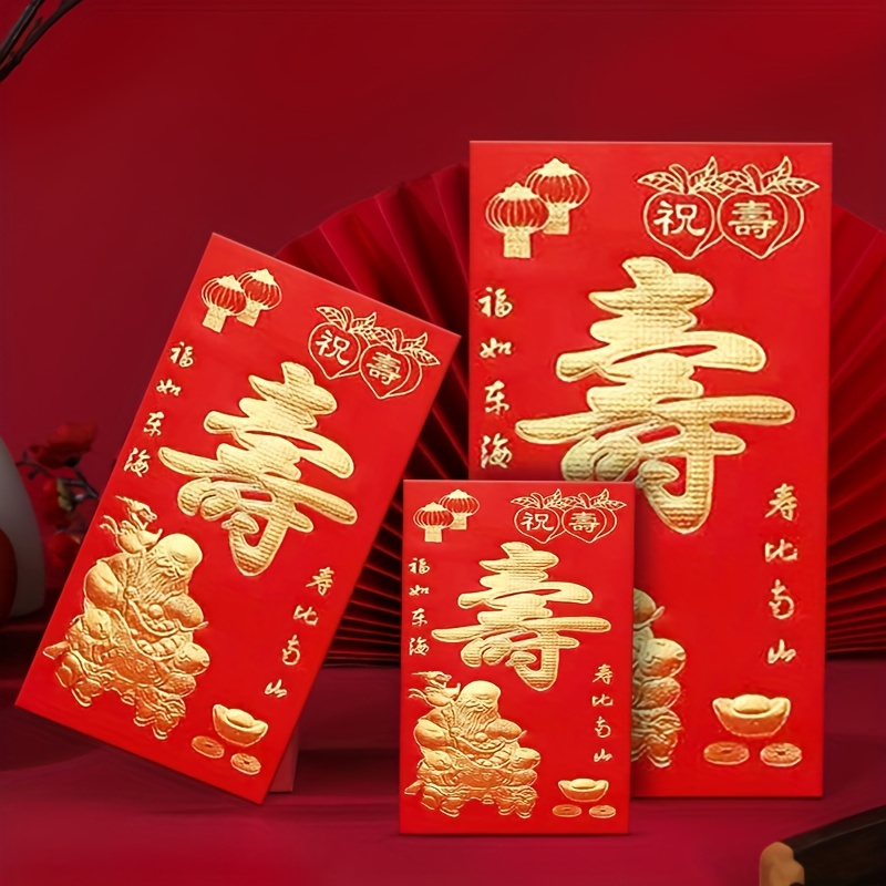  Chinese New Year Red Envelopes 36 PCS 3D Cute Rabbit Red  Envelope 2023 Lunar New Year Envelopes Hong Bao Red Pocket Lucky Money  Envelopes For Spring Festival Birthday Wedding Cash