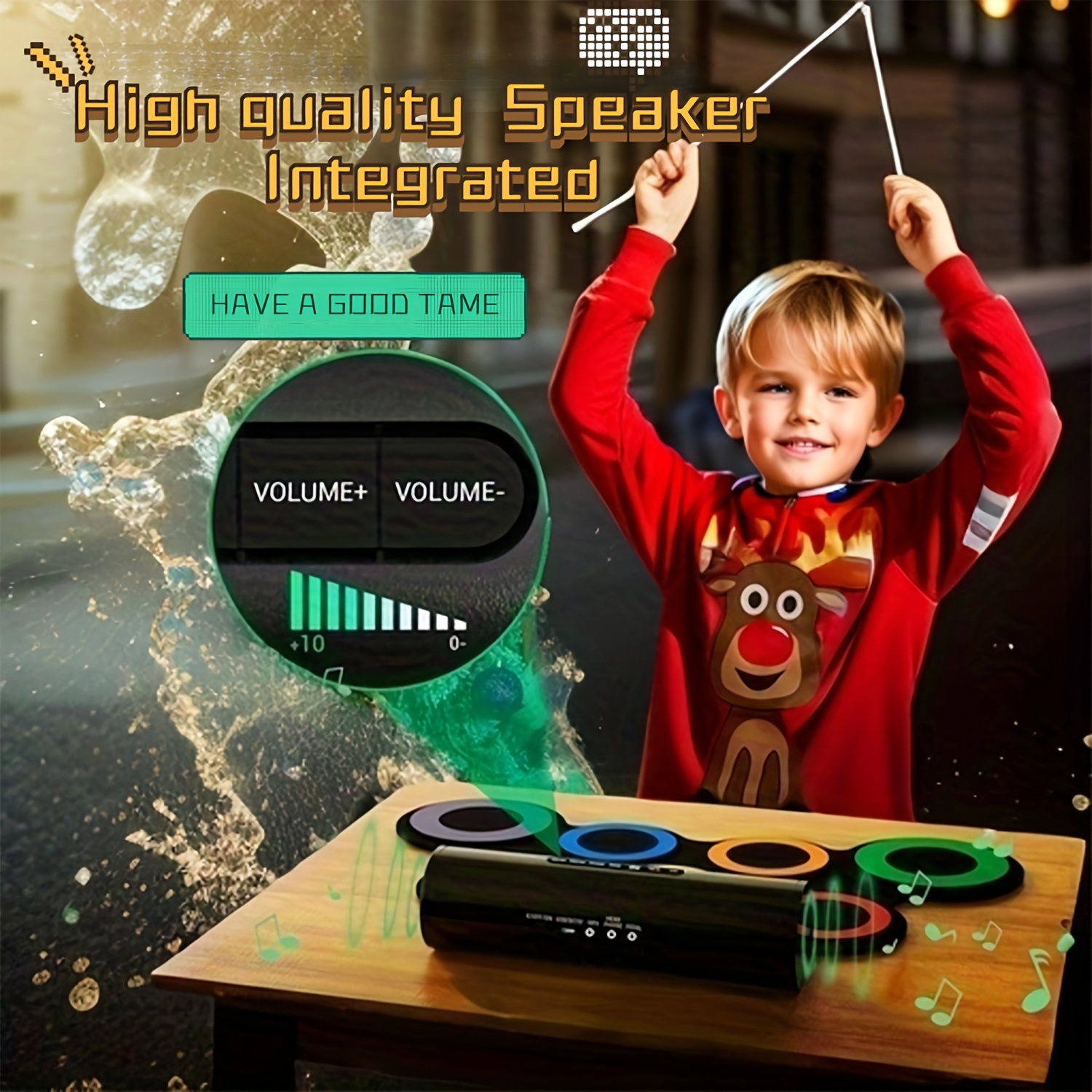 Batterie Kinder - Kit de batterie Kids - Jouets musicaux pour
