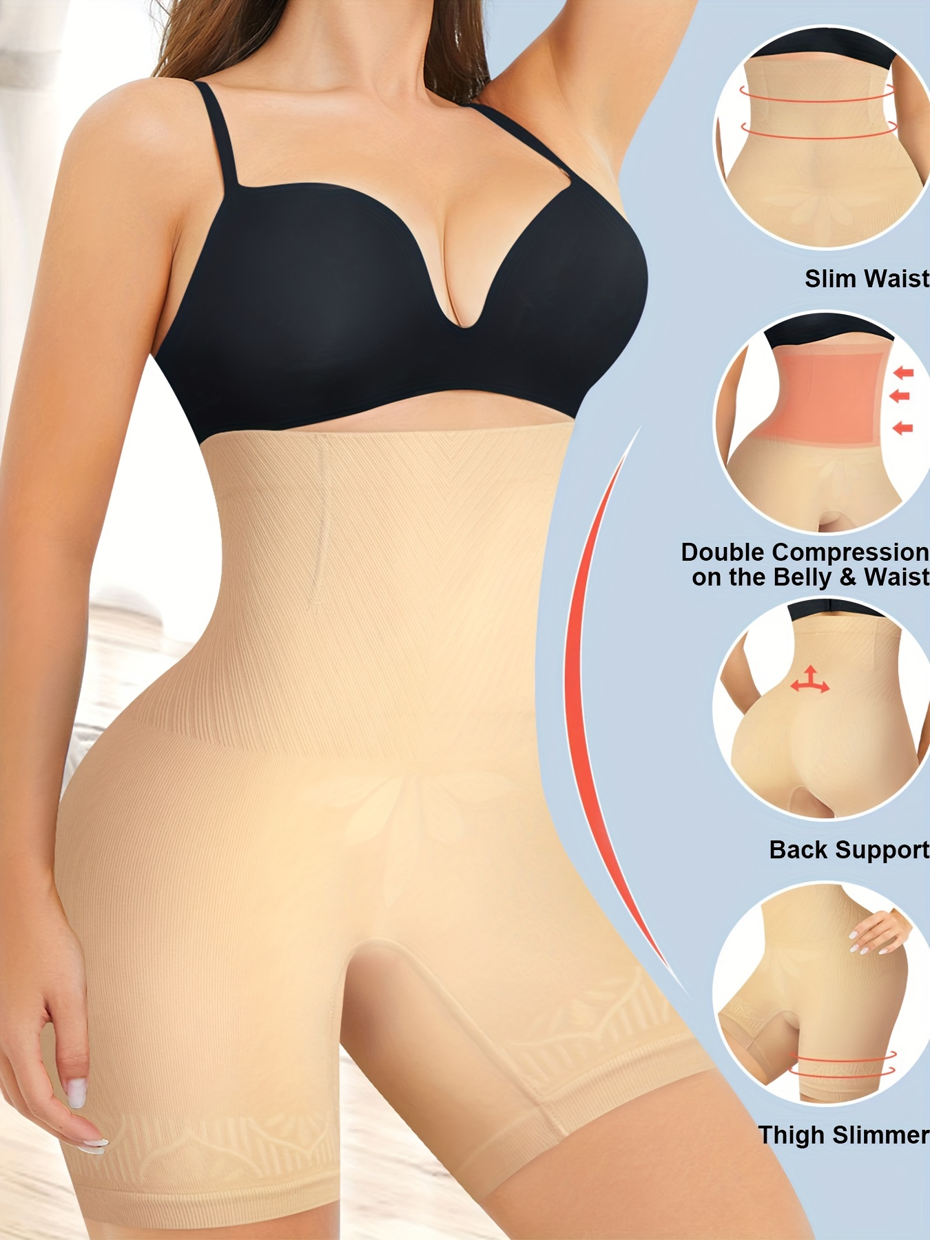 Ultra Slim Body Shaper Tummy Control Hip Lift Panties for Women Summer  Seamless Ice Silk High Waisted Underwear Shaping Panties - AliExpress