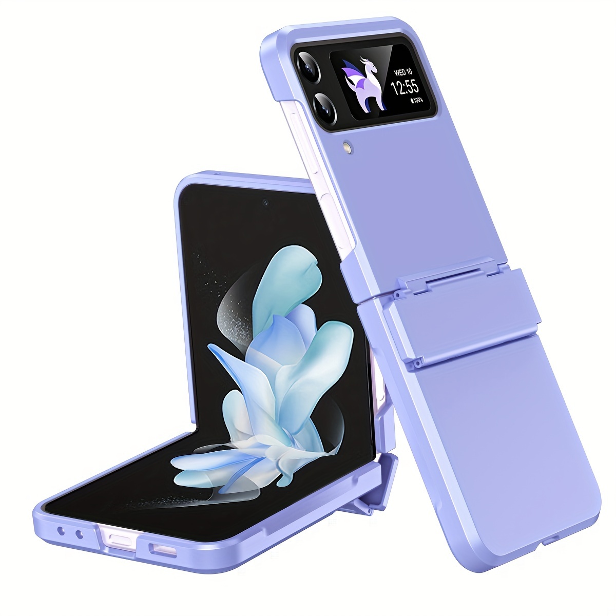 1 Funda Protectora Colorida Teléfono Galaxy Z Flip - Temu