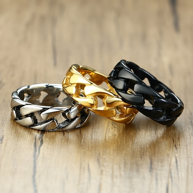 Mens on sale chain ring