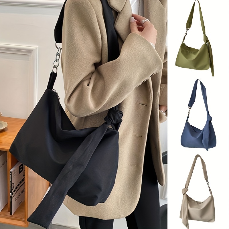 Source Luxury Nylon Handbags Black Shoulder Bag Nylon Micro Mini Bag Casual  Fashion Nylon Handbag on m.