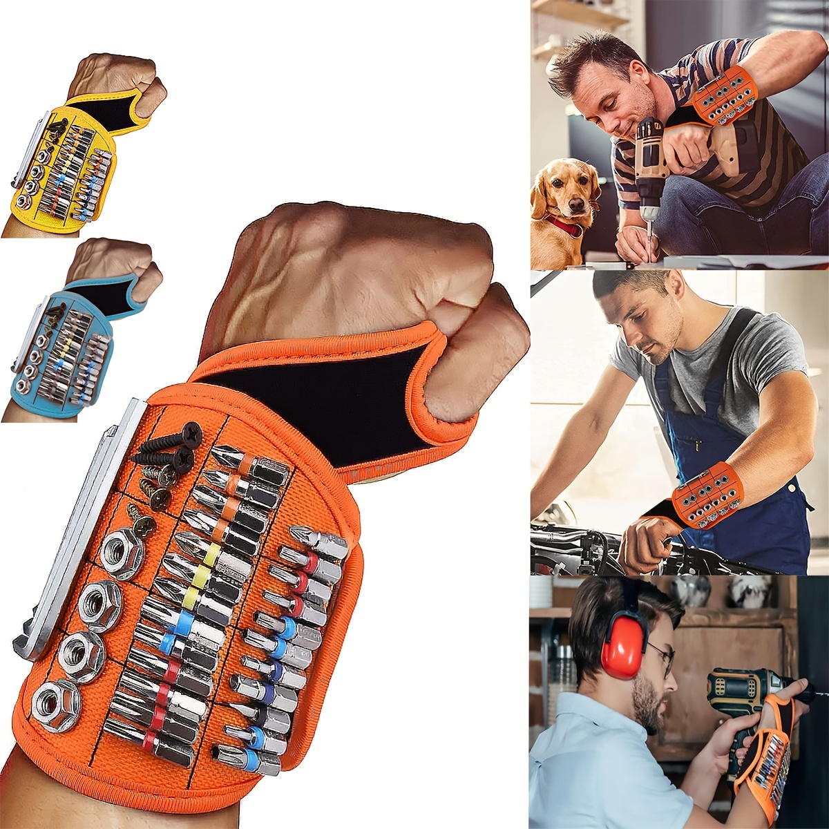 The Ultimate DIY Tool: Magnetic Wristband For Holding Screws, Nails,  Drilling Bits - Perfect Gift For Handymen, Men, Women, And Dad!