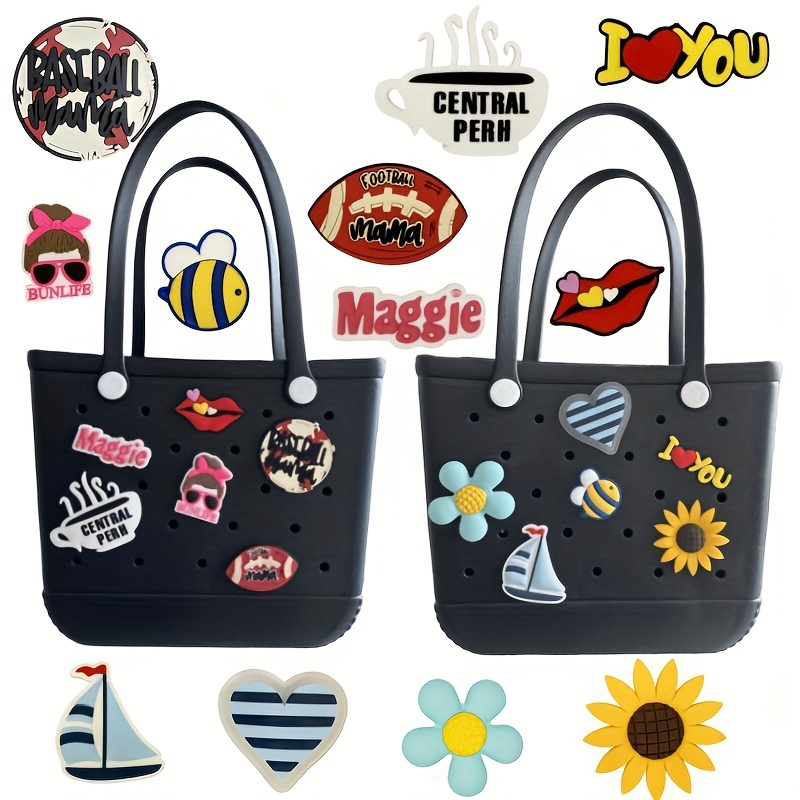  Funcious Bag Charms for Bogg Bag Accessories,Decor