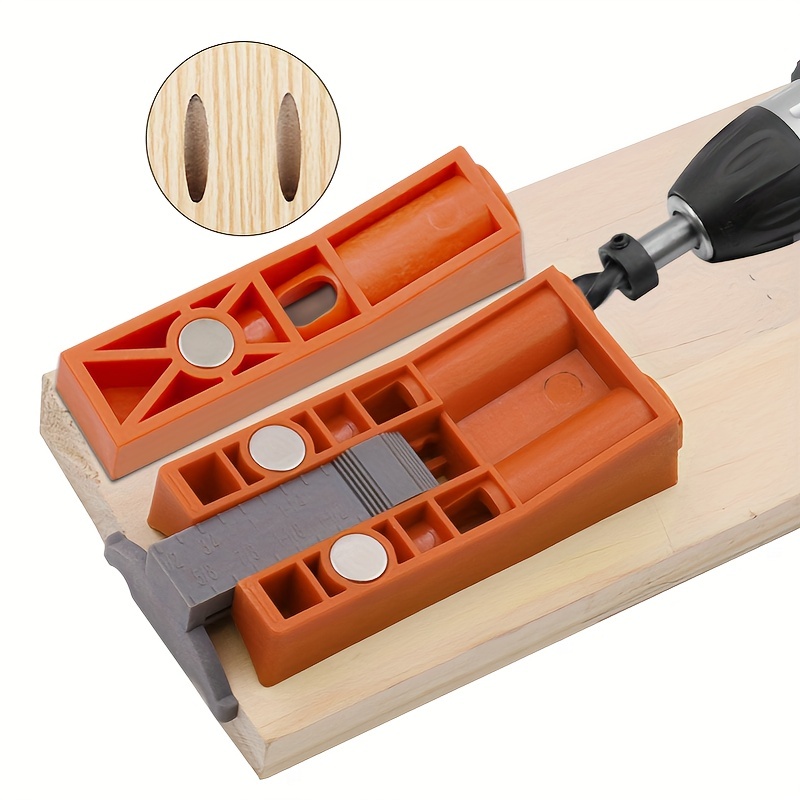 Kit de guía de taladro para trabajar la madera, 6/8/10/15mm Localizador de  perforación de agujeros de carpintería 3 en 1 Posicionadores de orificios  de perforación Herramienta de kit de plantilla de orificios