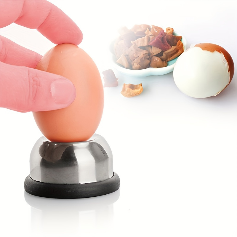  Egg Piercer For Raw Eggs, Compact Stainless Egg Peeler,  Simple Egg Hole Puncher For Boiled Egg