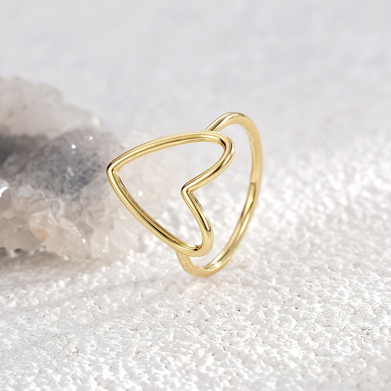 Plastic heart sale ring