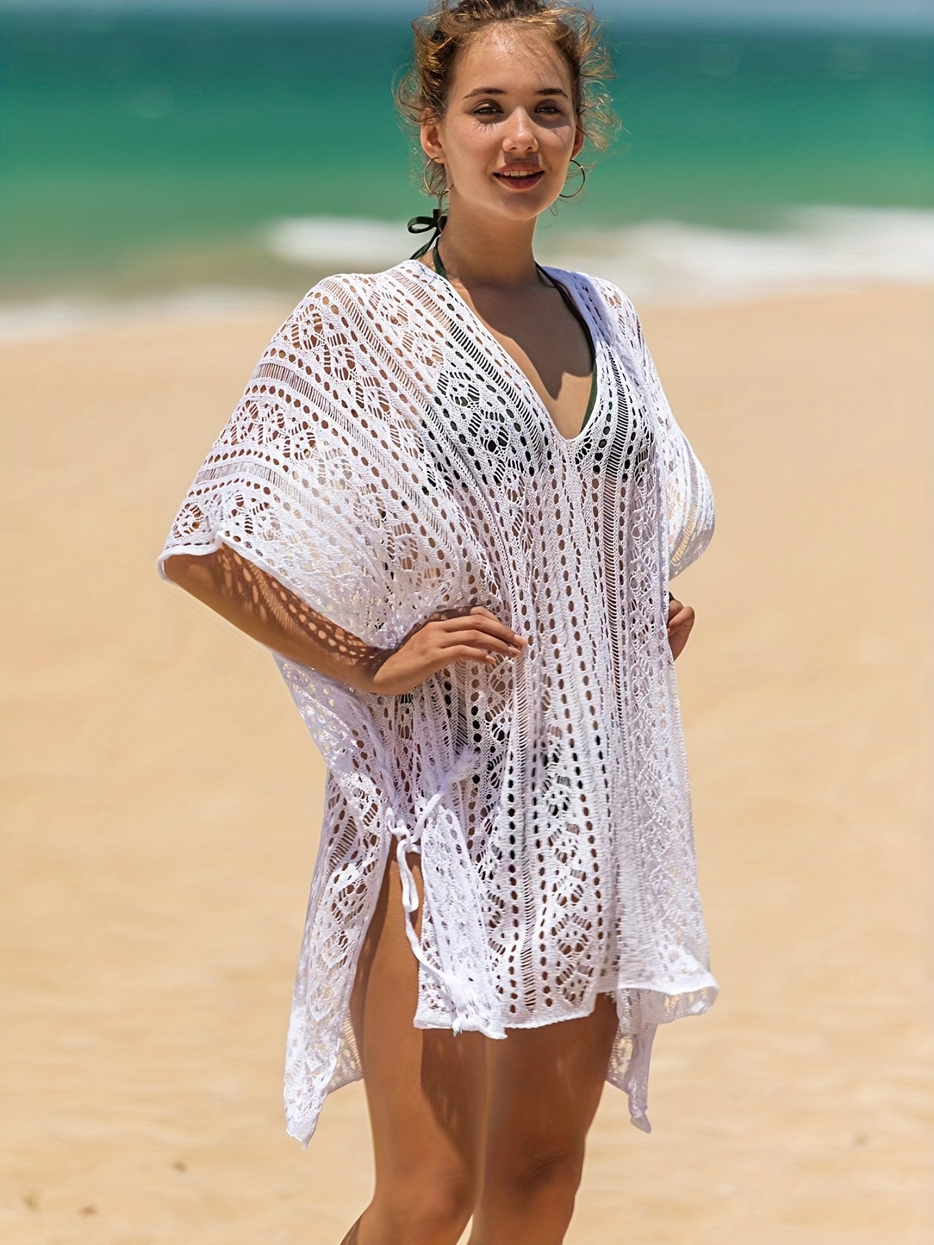 Monogrammed Button-Up Beach Cover-Up | Personalized Oversized Shirts