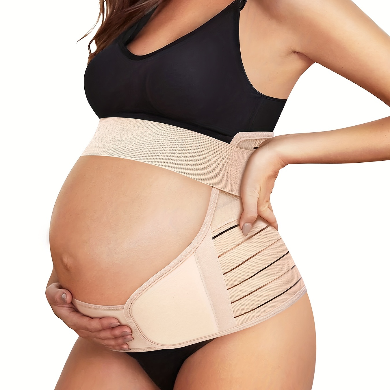 Generic Maternity Pregnancy Waistband Belt Adjustable Jeans Waist