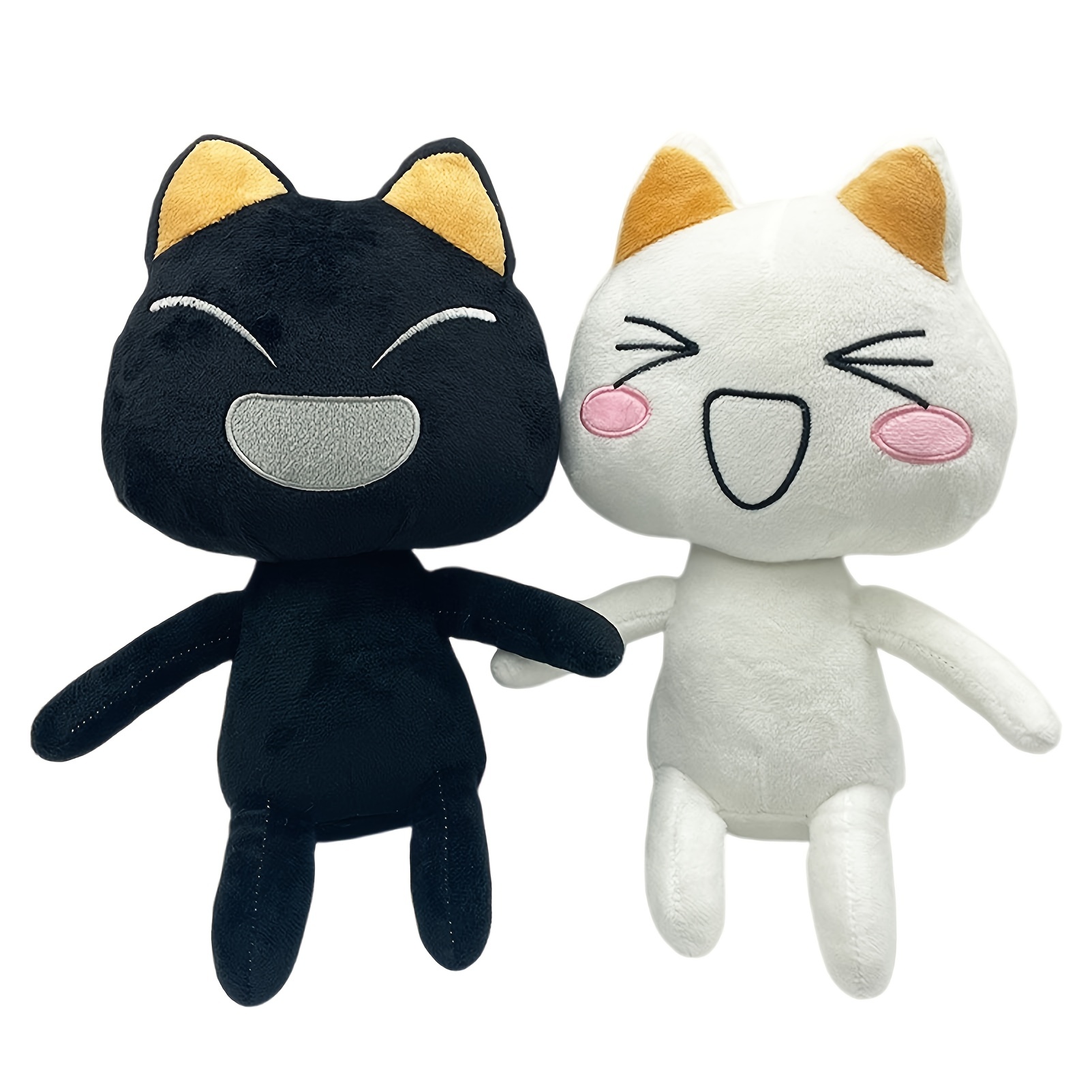 Fabriqué En Japon Réaliste Chat Jouet en Peluche Blackcat L Oeil