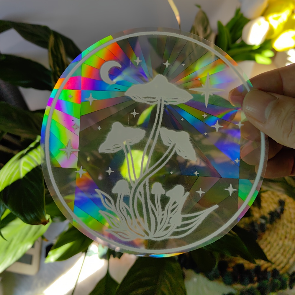 Rainbow Dichroic Window Film - Self-adhesive Red Blue Pet Vinyl