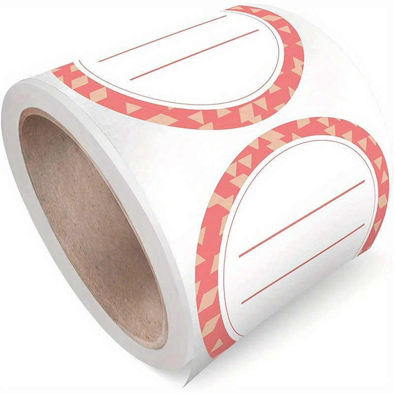 Round Golden Aluminum Foil Adhesive Label Sticker Roll Tube - Temu