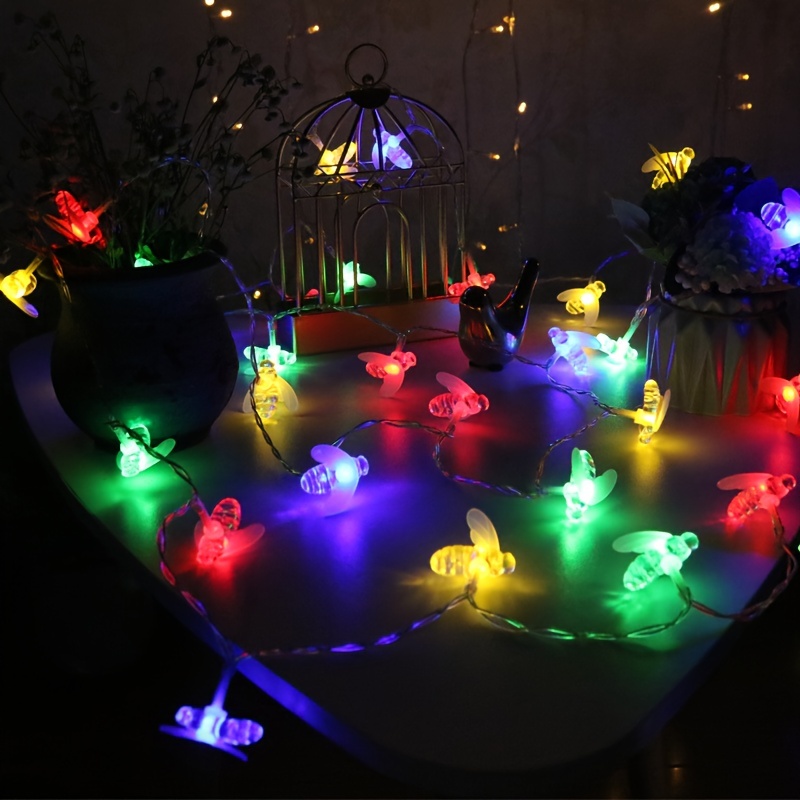 Acquista Nuovo 10 LED Honey Bee Fairy String Lights Outdoor Garden