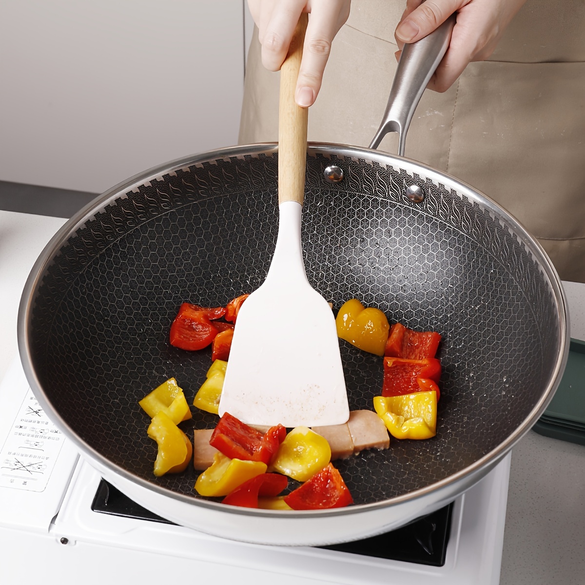 Stainless Steel Non-stick Pan, Steak Frying Pan, Wok, Electric Magnetic  Stove Special, Frying Egg, Fish, Small Frying Pan - Temu