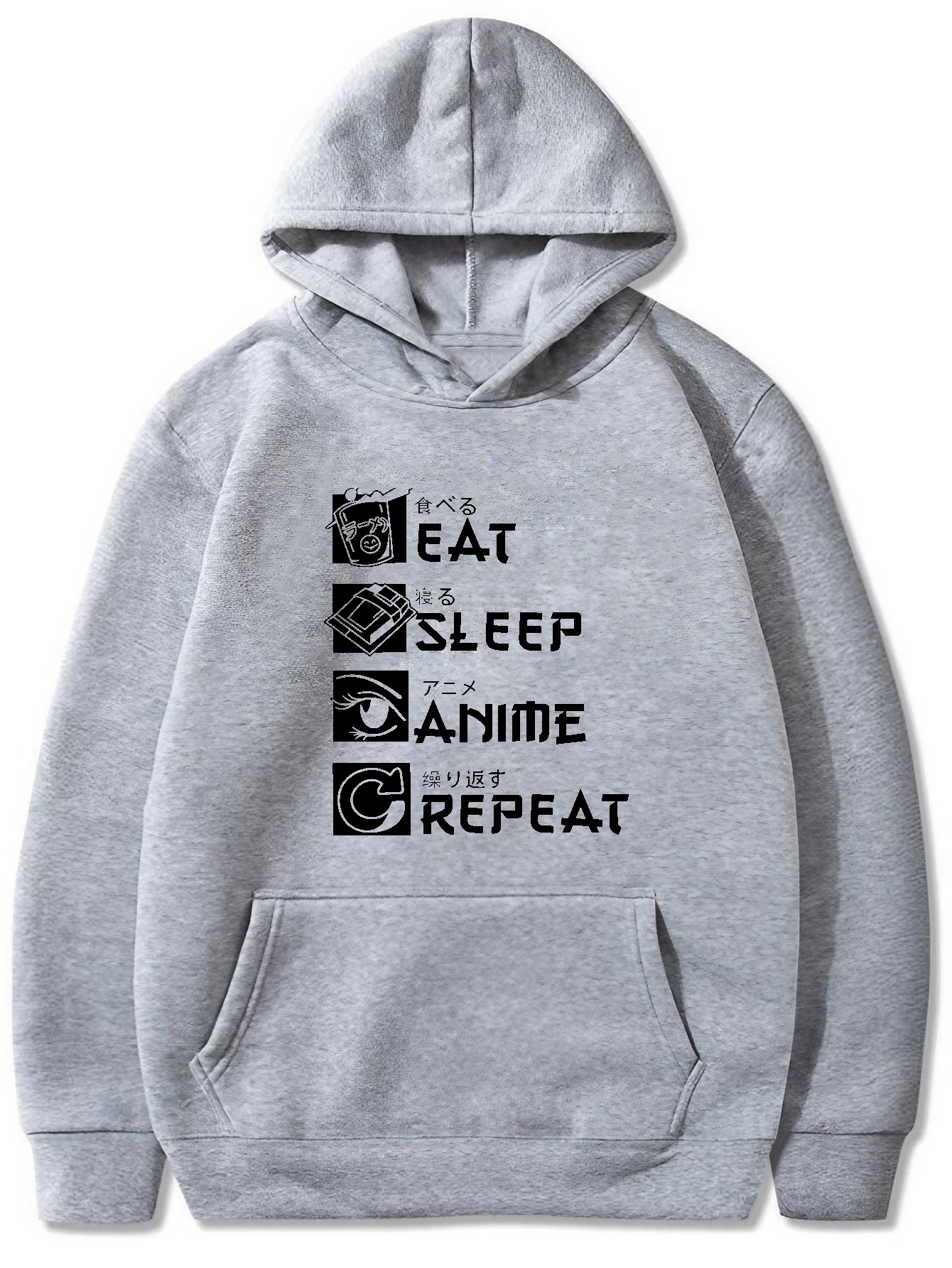 Eat Sleep Anime Repeat Hoodie, Anime Hoodie NZ