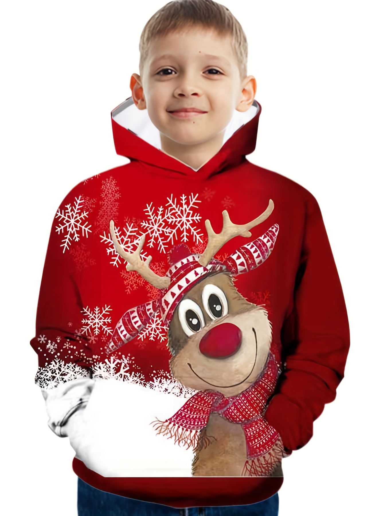 Camiseta de Navidad para Niña y Niño Roja con Muñeco de Nieve – Jerseys  Navideños