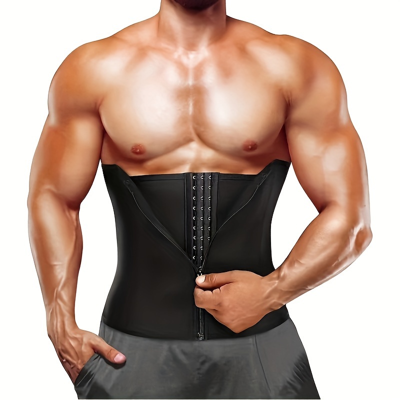 Lose Weight And Get Fit With The Sweat Shaper Premium Waist Trimmer For  Men, Stomach Trainer Sweat Workout Shaper, Gym Exercise Fitness Sport