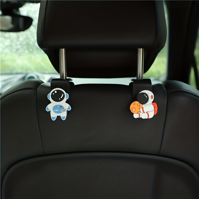 Car Seat Hook, Suede Leather Cartoon Hook Cute Classic Car Hook Hanger Car  Accessories - Temu