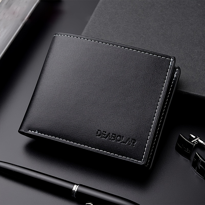 Classic men's casual fashion wallet luxury designer leather wallet men _ -  AliExpress Mobile