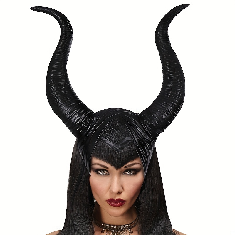 Maléfica Maleficente Sombreros con cuernos Accesorios para el cabello  Decoraciones de Halloween