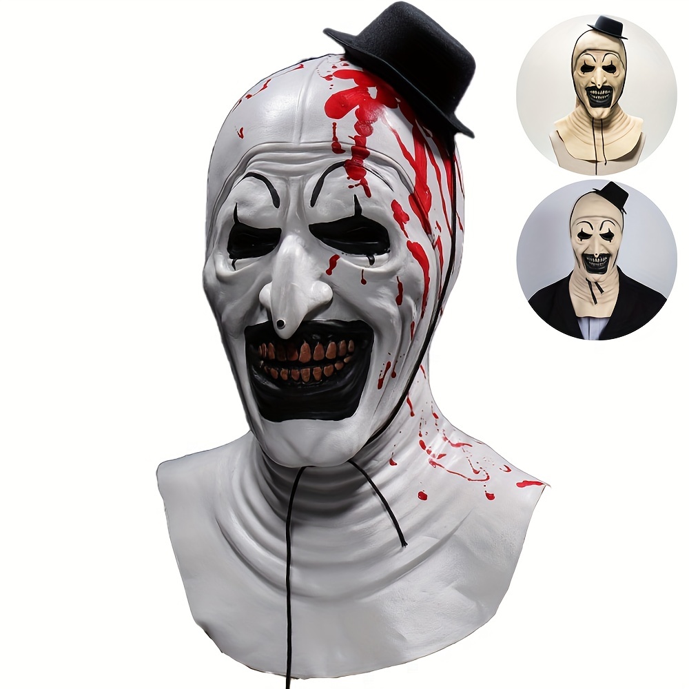 Máscara realista de anciano para Halloween, máscaras aterradoras de látex  visible, cubierta para la cabeza, máscara novedosa para disfraz de fiesta