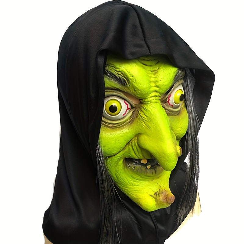 Máscara realista de anciano para Halloween, súper suave, máscara de látex  para mujeres mayores, máscara de miedo, cosplay, accesorios de disfraz de