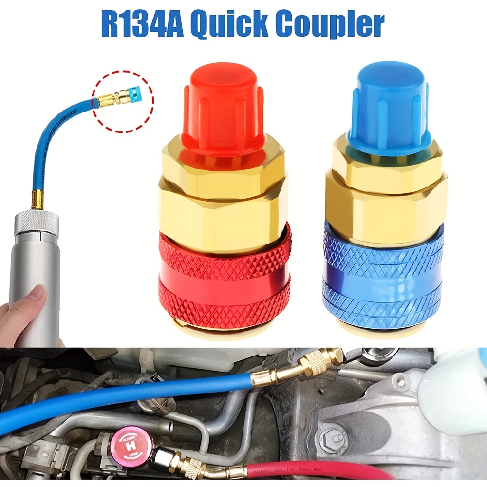 R134a - Juego de manómetro digital HVAC para probar el mantenimiento del  aire acondicionado, probador de refrigeración de aire acondicionado y fugas