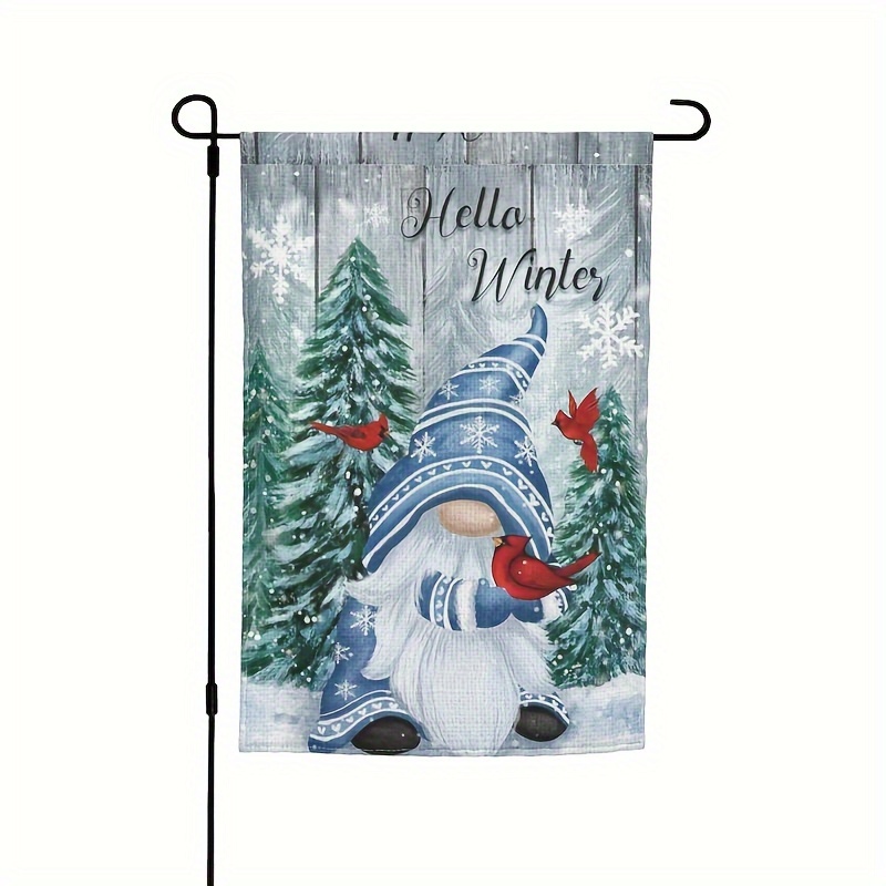 Cute Squirrel Merry Christmas Garden Flag Waterproof - Temu