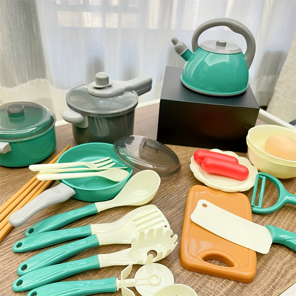 Montessori Simulated Kitchen Utensils Wooden Early Education - Temu