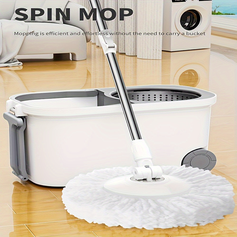 Mopas para limpieza de suelos con una botella de spray recargable y 2  almohadillas de microfibra lavables para uso doméstico o comercial mopa  plana para limpieza de suelos en seco y húmedo