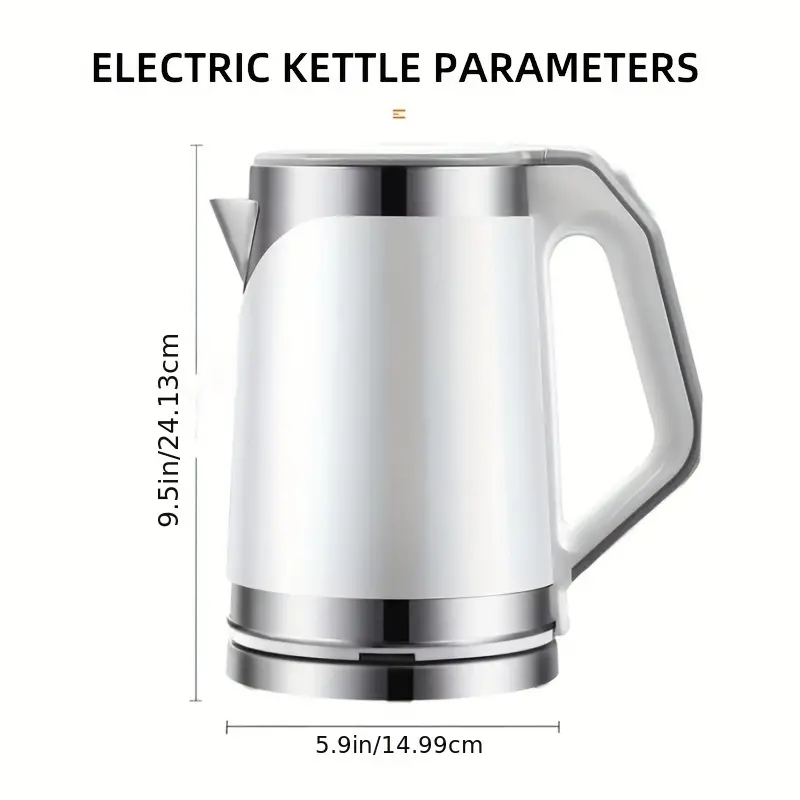 Household Electric Kettle, Double Layer Anti Scalding Electric