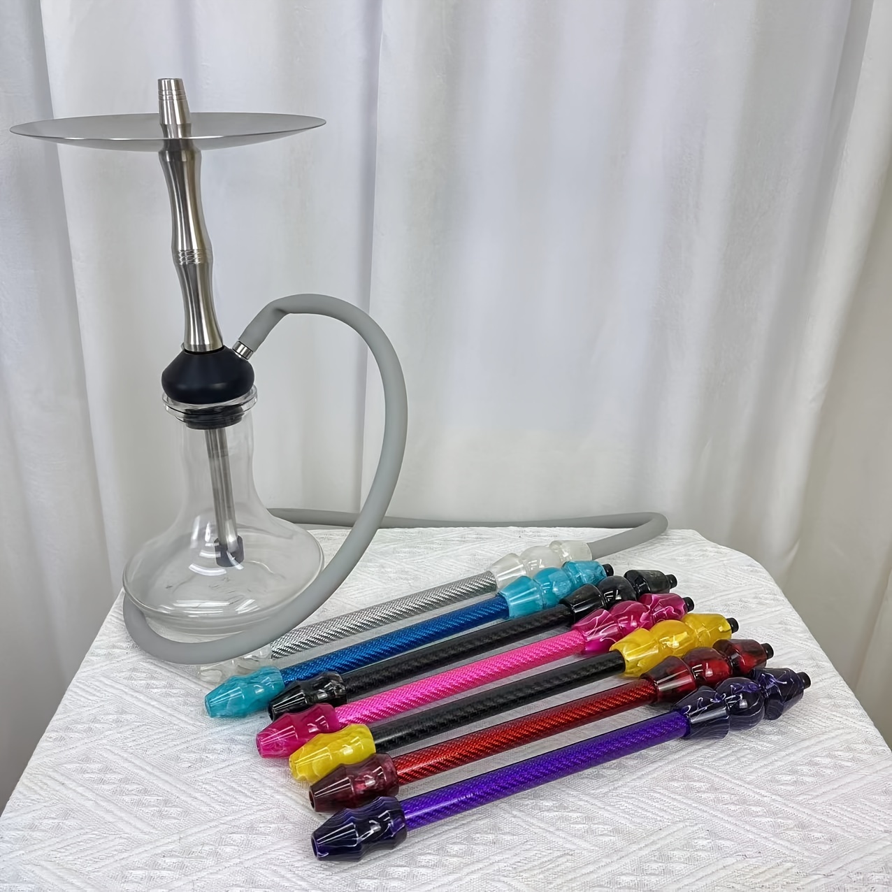 1pc Portable Acrylic Hookah With Water Pipe Enjoy Smooth - Temu