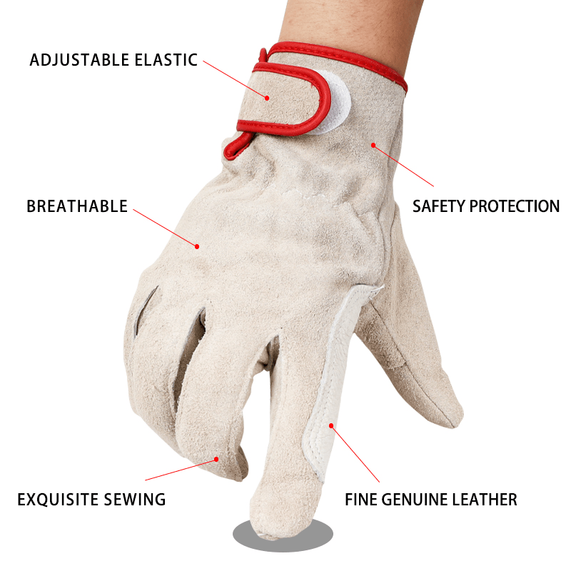 Jnm leather hot sale safety gloves