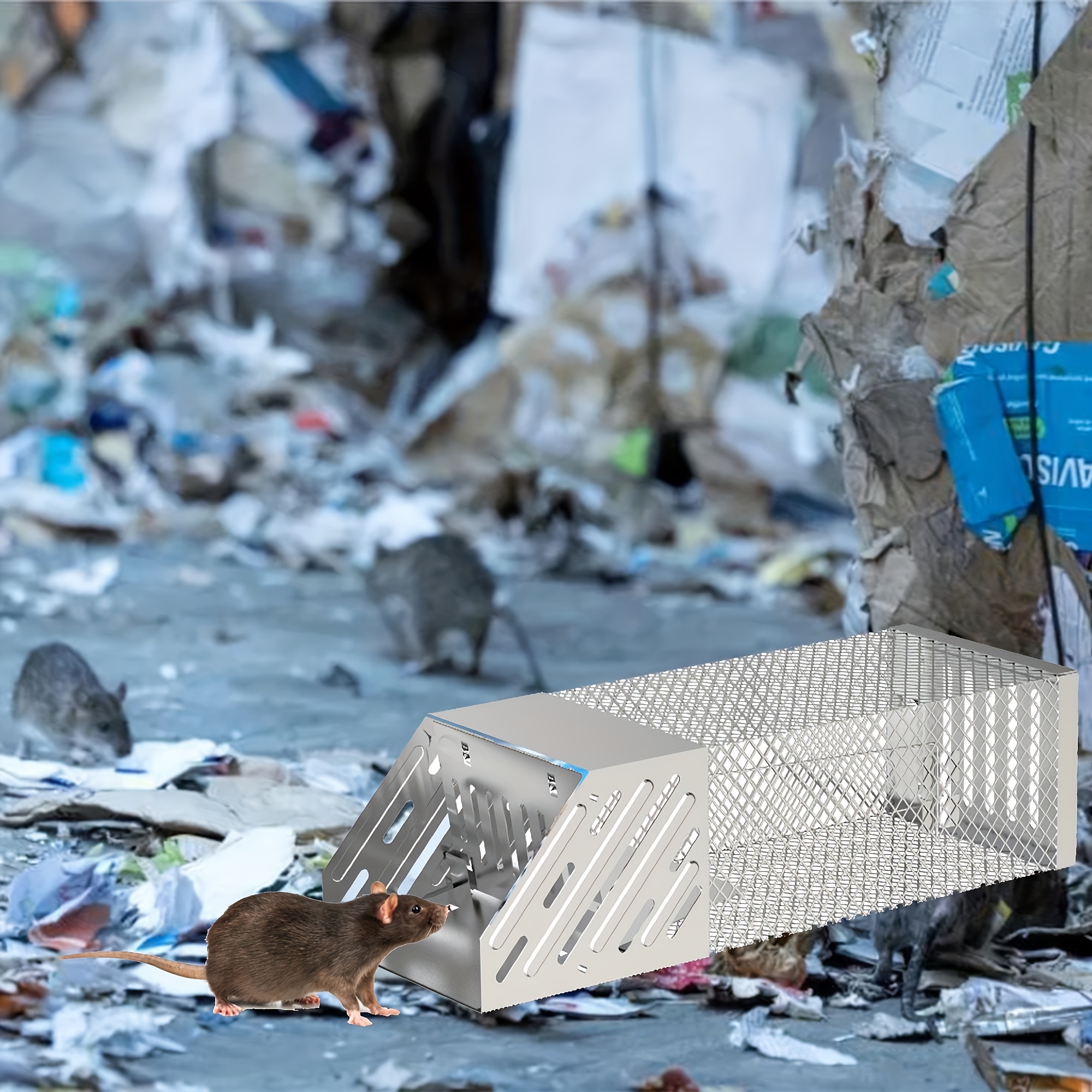 Reusable Mouse Trap Humane Plastic Rodents Catcher Mice Piege Rat
