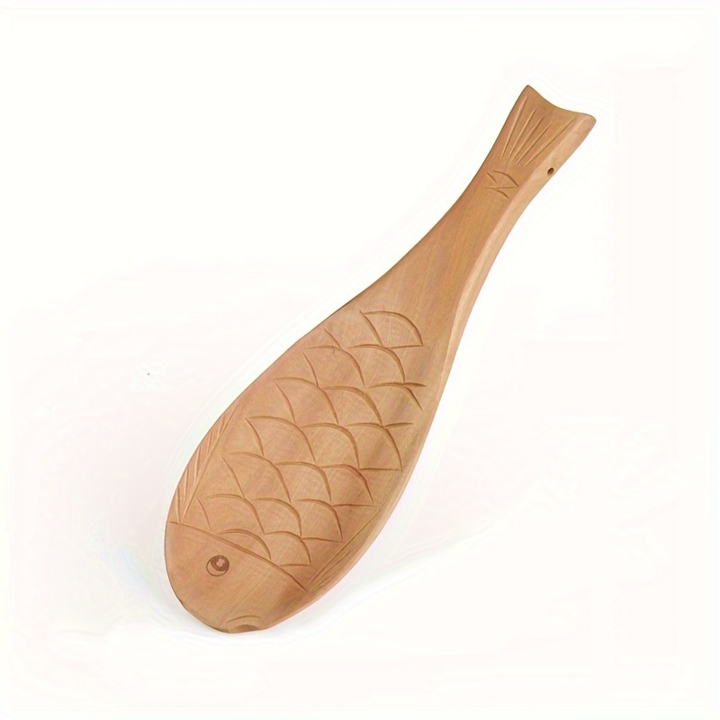 Retro Creative Fish Shaped Rice Spoon, Cute Wooden Non-stick Rice Shovel  Scoop, Kitchen Utensils Supplies, For Restaurant Commercial Use