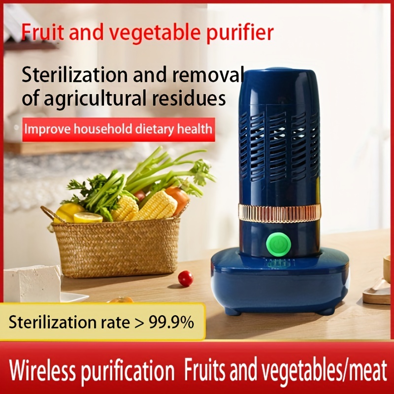 Fruits Légumes Outils Purificateur Alimentaire Sans Fil Charge USB Appareil  De Nettoyage De Légumes Portable Ménage Étanche Supprimer Les Pesticides