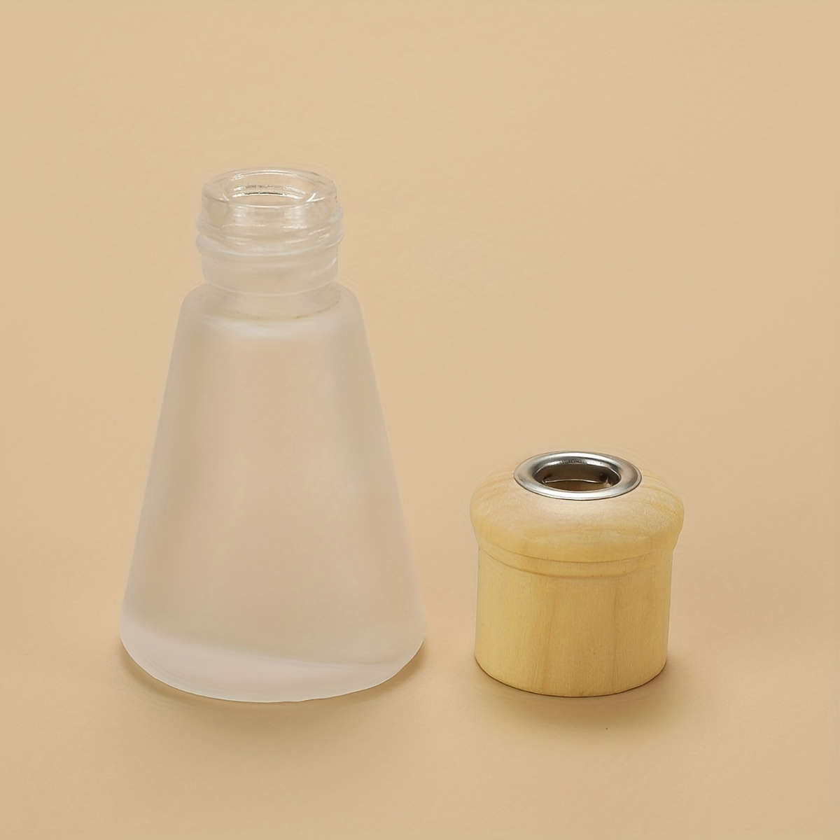 Diffusor-Glasflaschen, leer, Set mit 5 Stück, transparent, dekorative