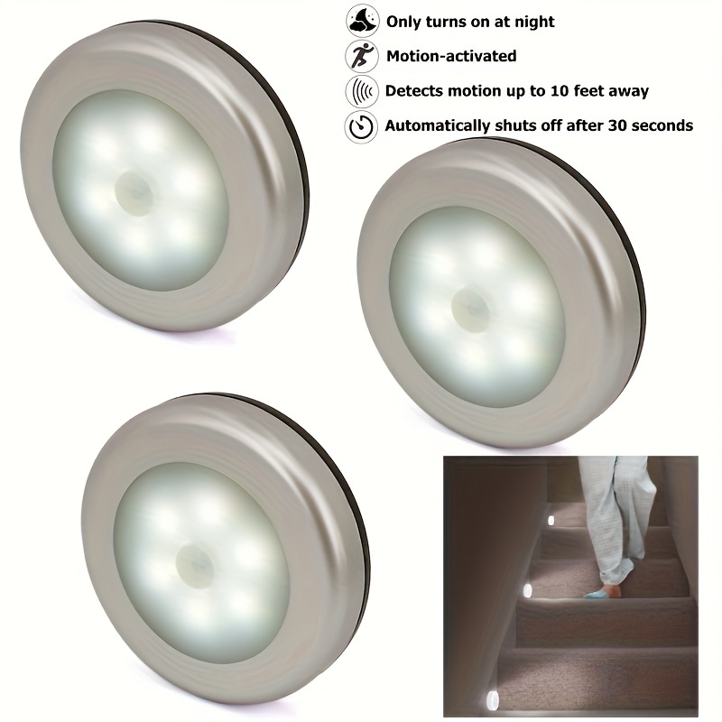 Bemexred Veilleuses LED à Piles Lumière à Détection de Mouvement