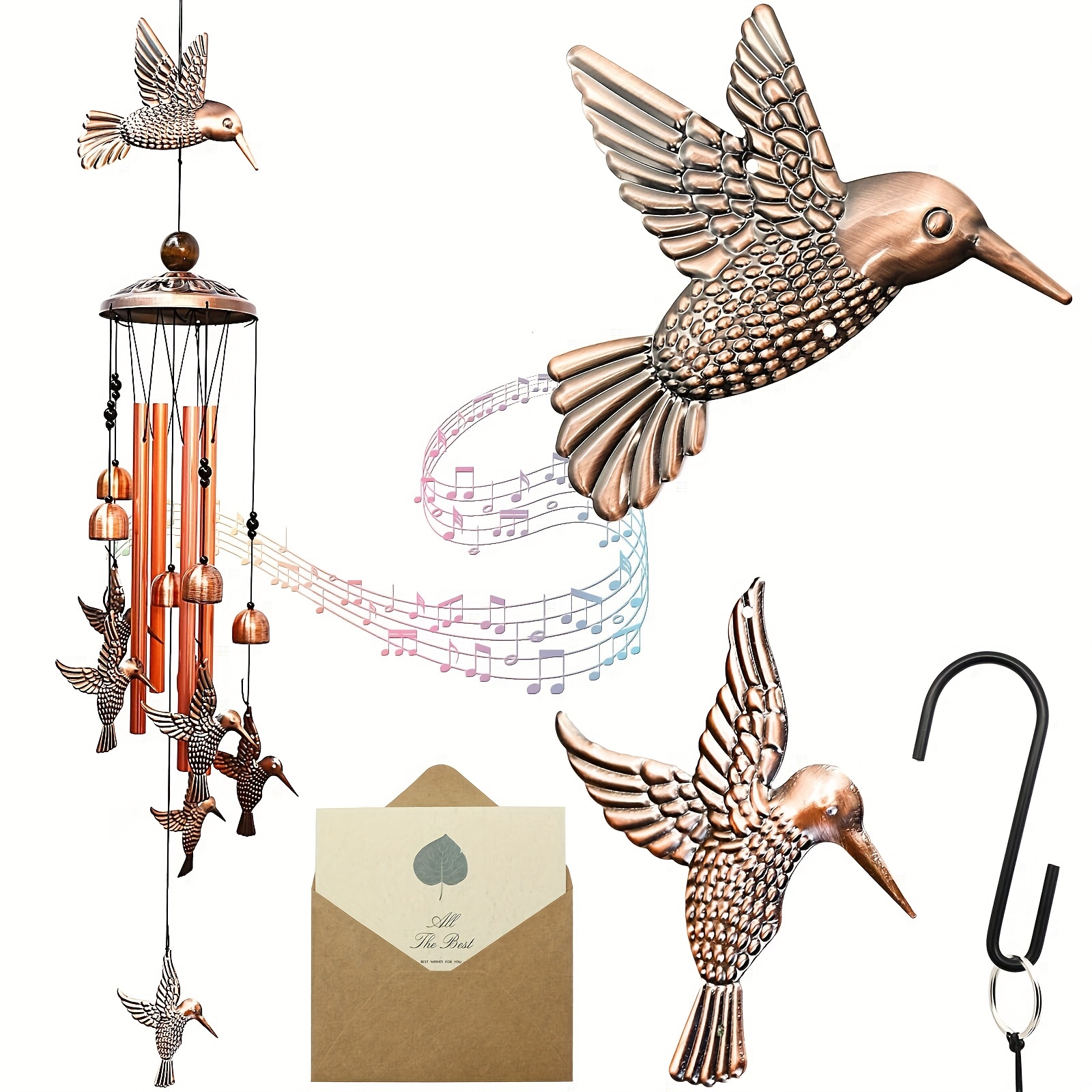 Hummingbird Trio Wind Chime | 34227