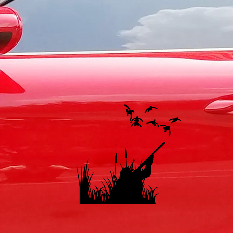 FISHING HUNTING Car Stickers, Car Reflective Field Sports Fishing Hunting  Car Stickers