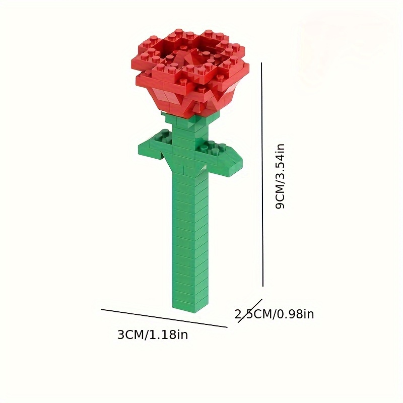 Ensemble-cadeau De Bouquet De Blocs De Construction Diy Pour L'anniversaire  Des Filles, Petit Cadeau Pour Les Amis, Souvenir, Meilleur Ami, Cadeau De  Noël, Mode en ligne