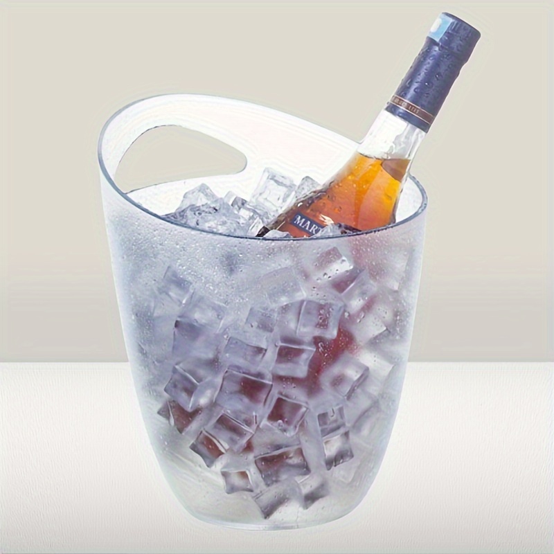 1 Ice Bucket, Silicone Ice Bucket And Ic Cube Tray, Large Ice Bucket With  Lid, For Bar, Pub, Club, Restaurant And Home Use, Drinkware Accessories -  Temu United Arab Emirates